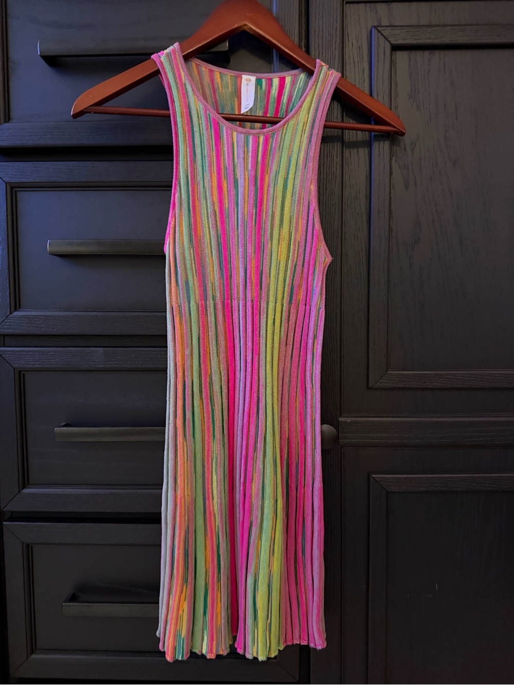 Anthropologie Cheap Shot Sweater Multicolored Mini Dress - Picture 5 of 7